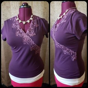 Beautiful purple top
